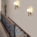 Wall Light - Chrome Glass Frame