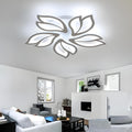 Comely Plafonnier LED Créatif Pétales Design, 65W Lampe de Plafond Acrylique, Moderne Blanc Luminaire Plafonnier LED pour Chambre Salon Salle à Manger Cuisine Couloir, Blanc Froid 6500K