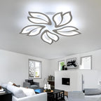 Comely Plafonnier LED Créatif Pétales Design, 65W Lampe de Plafond Acrylique, Moderne Blanc Luminaire Plafonnier LED pour Chambre Salon Salle à Manger Cuisine Couloir, Blanc Froid 6500K