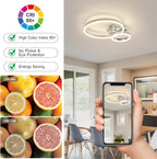 Ceiling Light - Chrome Acrylic Frame, Natural Light