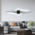 Lampada da parete - Telaio in alluminio nero, luce bianca