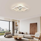 Ceiling Light - Chrome Aluminium Frame, Natural Light