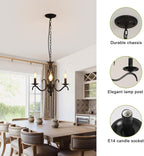Chandeliers - Black Metal Frame