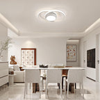 Comely Plafonnier LED, Rond Lampe de plafond 42W, Moderne Luminaire Plafonnier pour Couloir Coucher Salle de Bains Cuisine Salon, Lumière Naturelle 4500K, Longueur 40cm, Blanc
