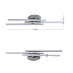 Comely Plafonnier LED, Lampe de Plafond Design Curvé Moderne, 18W 1700LM Luminaire Plafonnier LED pour Salon Chambre Couloir Cuisine Balcon Bureau
