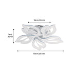 Ceiling Light - White Acrylic Frame, Tunable and Dimmable