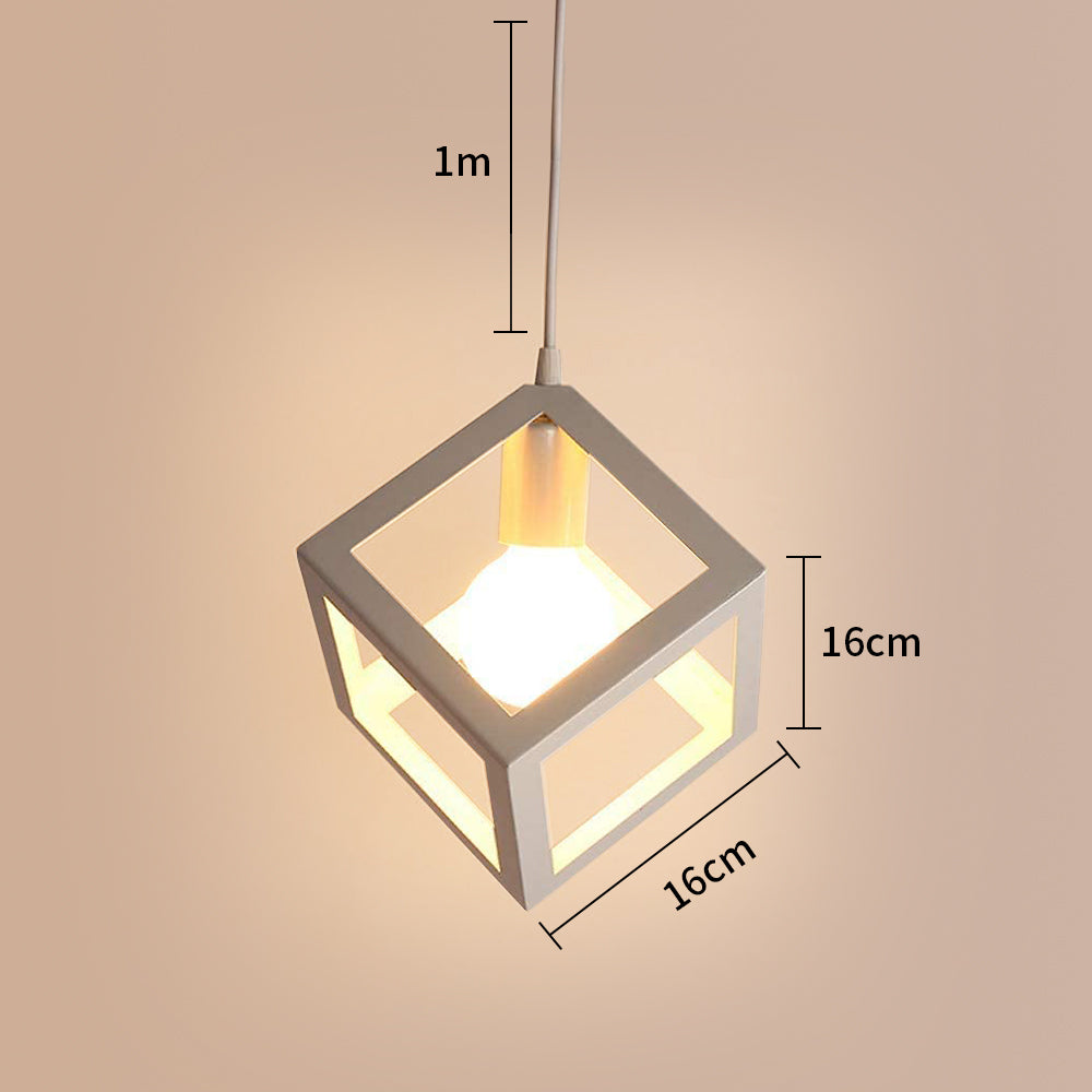 Chandeliers - White Metal Frame