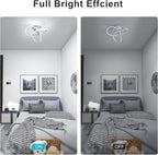 Ceiling Light - White Aluminium Frame, White Light