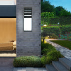 Wall Light - Black Aluminium Frame, White Light