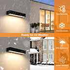 Wall Light - Black Metal Frame, Warm Light