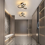 Ceiling Light - Black Aluminium Frame, Warm Light