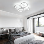 Comely Plafonnier LED Moderne 4 Lampes 57x57x8cm 40W Lumière Blanche 6500K Acrylique Salon Chambre Bureau Couloir Cuisine Éclairage