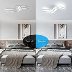 Ceiling Light - White Aluminium Frame, White Light