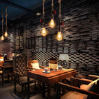 LED Light Bulbs - Amber Glass Frame, Warm Light