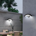 Wall Light - Black Metal Frame, White Light
