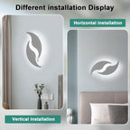 Comely Indoor Wall Lamp, 18W LED Wall Light Cool White 6500K, Creative Design Modern LED Wall Lights Indoor for Bedroom Living Room Corridor Staircase