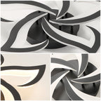 Ceiling Light - Black Acrylic Frame, Tunable and Dimmable