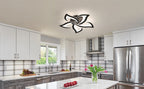 Ceiling Light - Black Acrylic Frame, Tunable and Dimmable