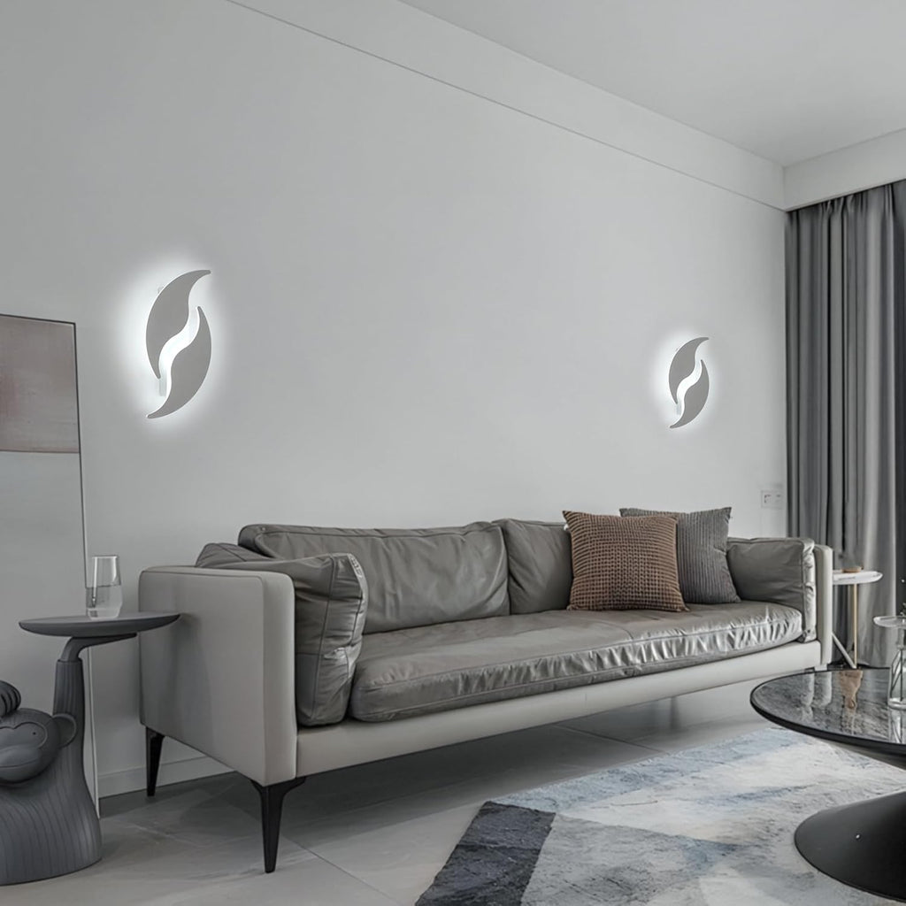 Comely Indoor Wall Lamp, 18W LED Wall Light Cool White 6500K, Creative Design Modern LED Wall Lights Indoor for Bedroom Living Room Corridor Staircase