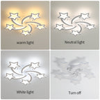 Ceiling Light - White Acrylic Frame, Tunable and Dimmable