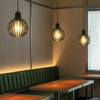 Chandeliers - Black Metal Frame