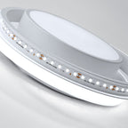 Comely Plafonnier LED, 32W 2350LM, Diamètre 28cm, Design Moderne Rond pour Couloir, Balcon, Chambre, Corridor, Blanc Froid 6500K