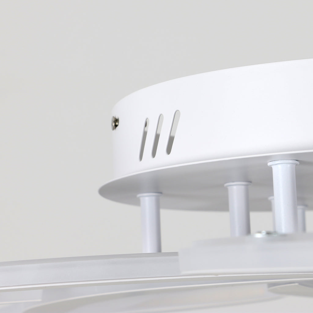 Comely Plafonnier LED Dimmable, Luminaire Plafonnier 40W 4700LM, Télécommande/APP, 3000k-6500k Φ60cm, Lampe de Plafond per Salon Chambre