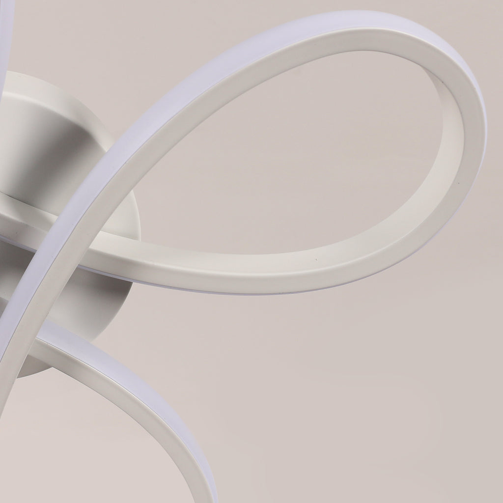 Ceiling Light - White Aluminium Frame, Natural Light