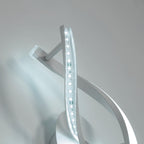 Comely Applique Murale Interieur, LED Lampe Murale Moderne 16W 1800LM, Cool White 6500k, Design incurvée Appliques pour Chambre à Coucher Escalier Salon,3-6m²