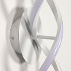 Wall Light - White Aluminium Frame, Warm Light