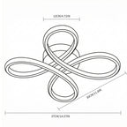 Ceiling Light - White Aluminium Frame, Natural Light