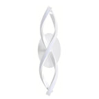 Comely Applique Murale Interieur, LED Lampe Murale Moderne 16W 1800LM, Cool White 6500k, Design incurvée Appliques pour Chambre à Coucher Escalier Salon,3-6m²
