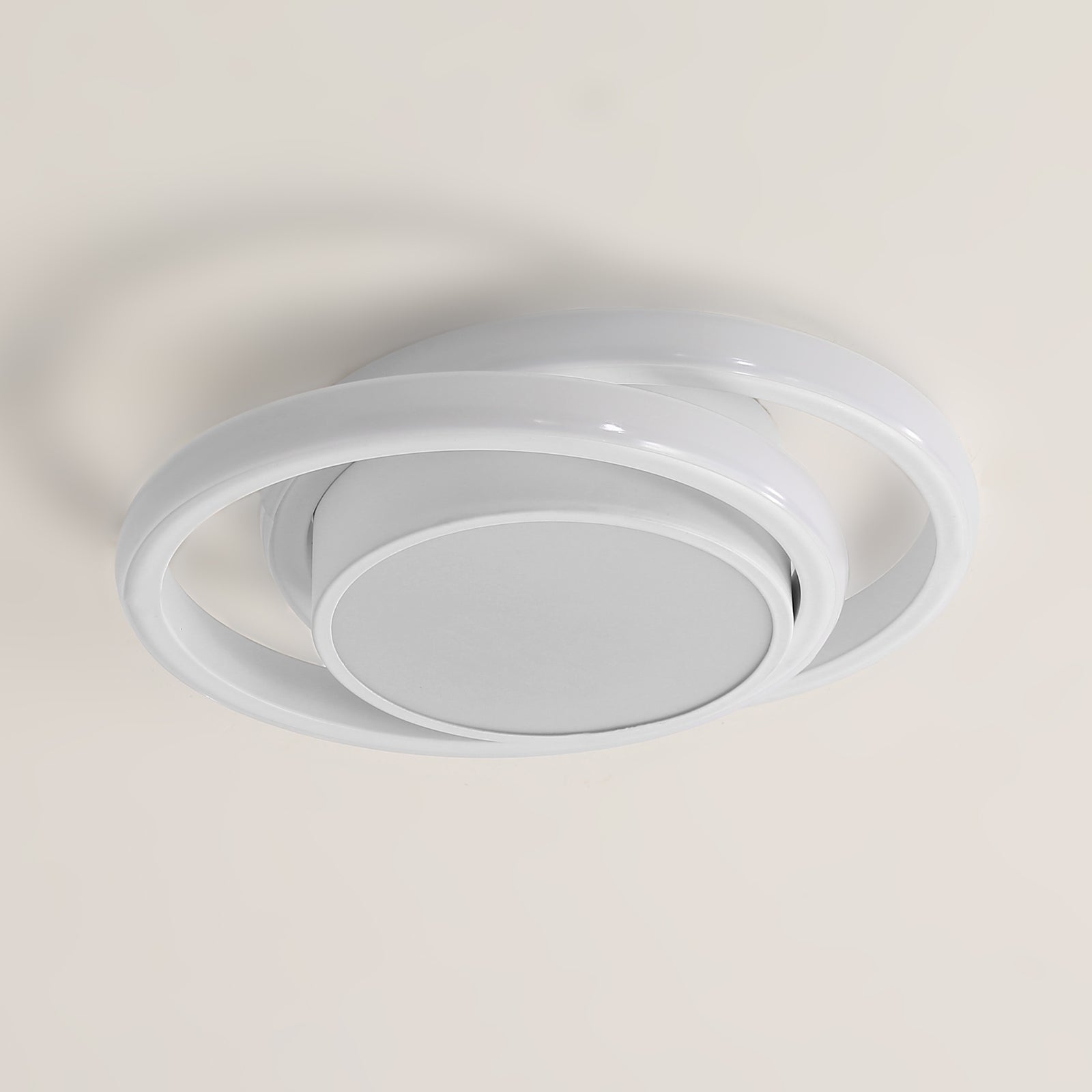 Comely Plafonnier LED, 32W 2350LM, Diamètre 28cm, Design Moderne Rond pour Couloir, Balcon, Chambre, Corridor, Blanc Froid 6500K