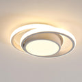 Ceiling Light - White Aluminium Frame, Warm Light