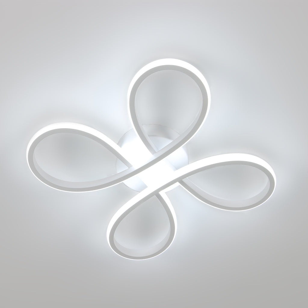 Comely Plafonnier LED Moderne, 30W 3400LM 30cm Lampe de Plafond, Luminaire Plafonnier LED pour Chambre salon, Salle à manger Cuisine, Lumière Blanche Froide 6500K, Blanc