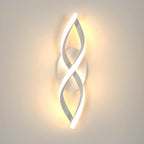 Wall Light - White Aluminium Frame, Warm Light