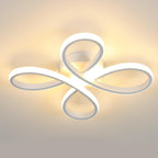 Ceiling Light - White Aluminium Frame, Warm Light