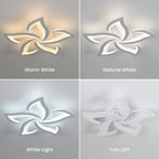 Comely Plafonnier LED Dimmable, Luminaire Plafonnier 40W 4700LM, Télécommande/APP, 3000k-6500k Φ60cm, Lampe de Plafond per Salon Chambre