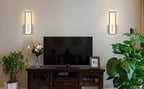 Wall Light - White Acrylic Frame, Warm Light