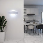 Wall Light - White Acrylic Frame, White Light