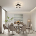Ceiling Light - Black Aluminium Frame, Natural Light