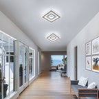 Ceiling Light - White Acrylic Frame, White Light
