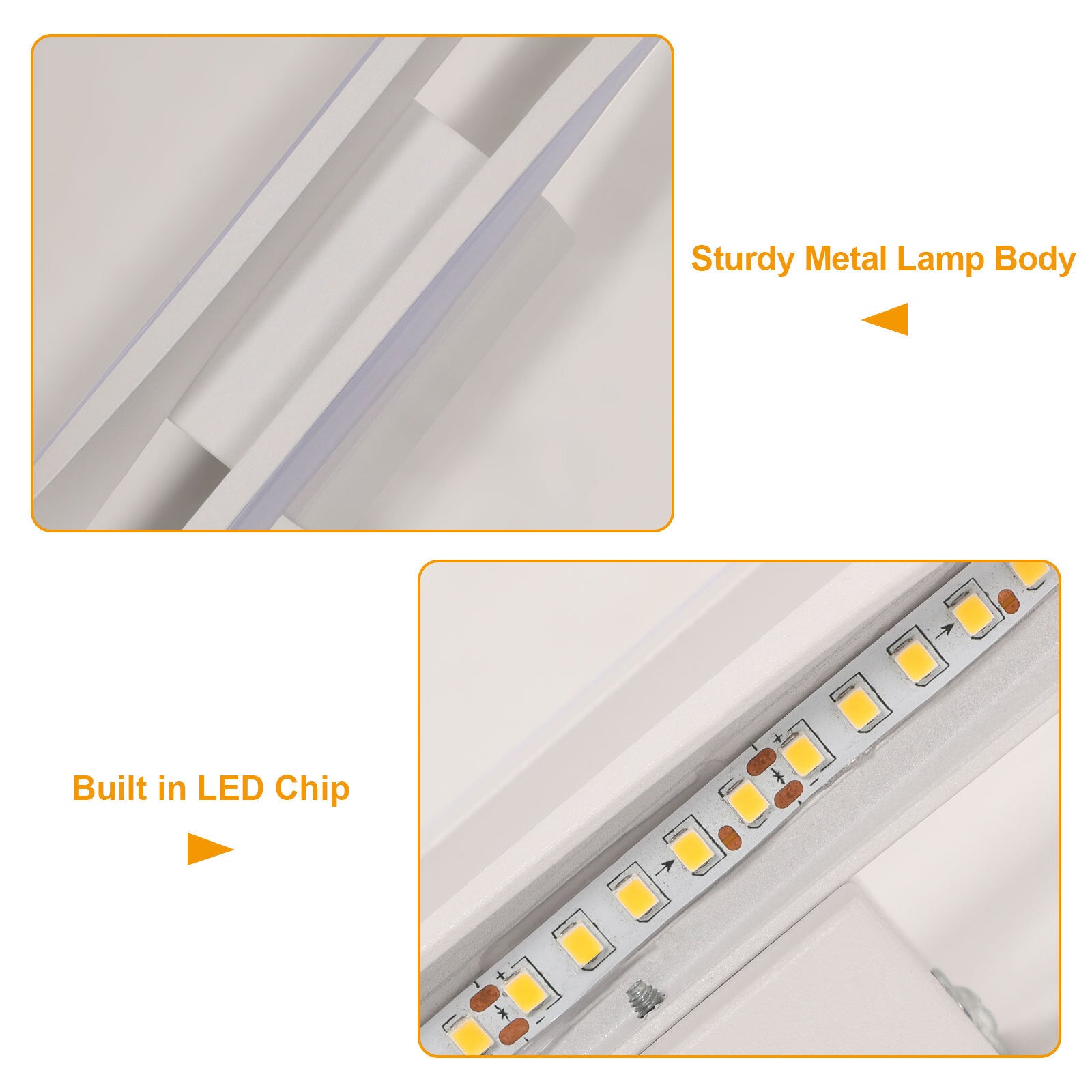 Comely Applique Murale Intérieure, Lampe LED Murale Moderne 16W 1800LM, Éclairage Acrylique Luminaire Mural pour Chambre, Salon, Salle à Manger, Couloir, Escalier, 3000K Lumière Chaude