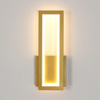 Wall Light - Gold Acrylic Frame, Warm Light