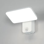 Wall Light - White Aluminium Frame, White Light