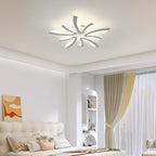 Comely Plafonnier LED, 50W 5625LM Lampe de Plafond, Moderne Luminaire Plafonnier pour Salon, Chambre à Coucher, 70cm, Lumière Naturelle 4500K, Blanc