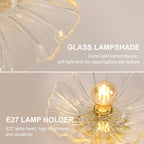 Ceiling Light - Gold Glass Frame