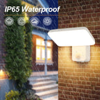 Wall Light - White Aluminium Frame, Warm Light