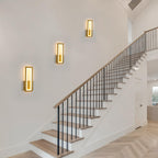 Wall Light - Gold Acrylic Frame, Warm Light