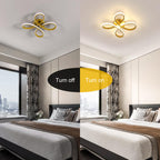 Comely Plafonnier LED Moderne, 30W 3375LM Lampe de Plafond, Luminaire Plafonnier LED pour Chambre salon, Salle à manger Cuisine, Lumière Chaude 3000K, 30cm, Or